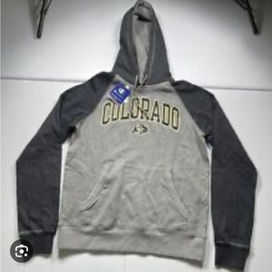 grey CU boulder hoodie